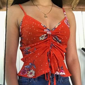Charlotte Russe Ruched Top
